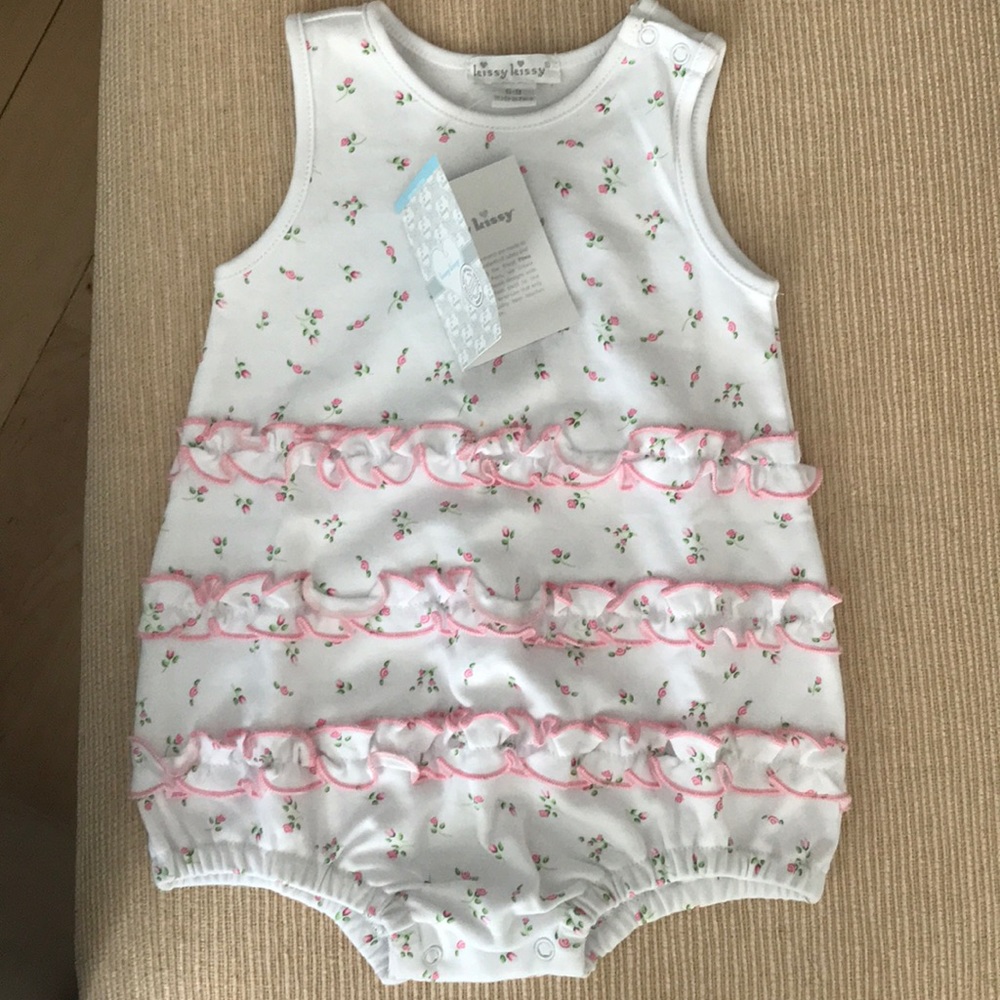Kissy Kissy Garden Bubble Romper